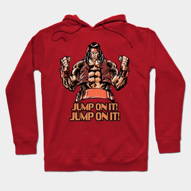 "Apache! jump on it!" Hoodie by GeoffreyGwin